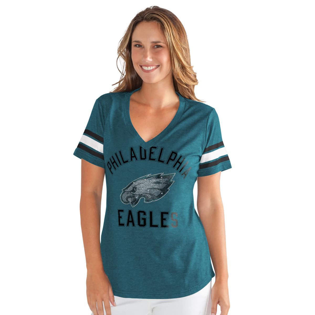 Officially Licensed NFL for Her Wildcard Short-Sleeve Tee by Glll 612956-J - Picture 25 of 77