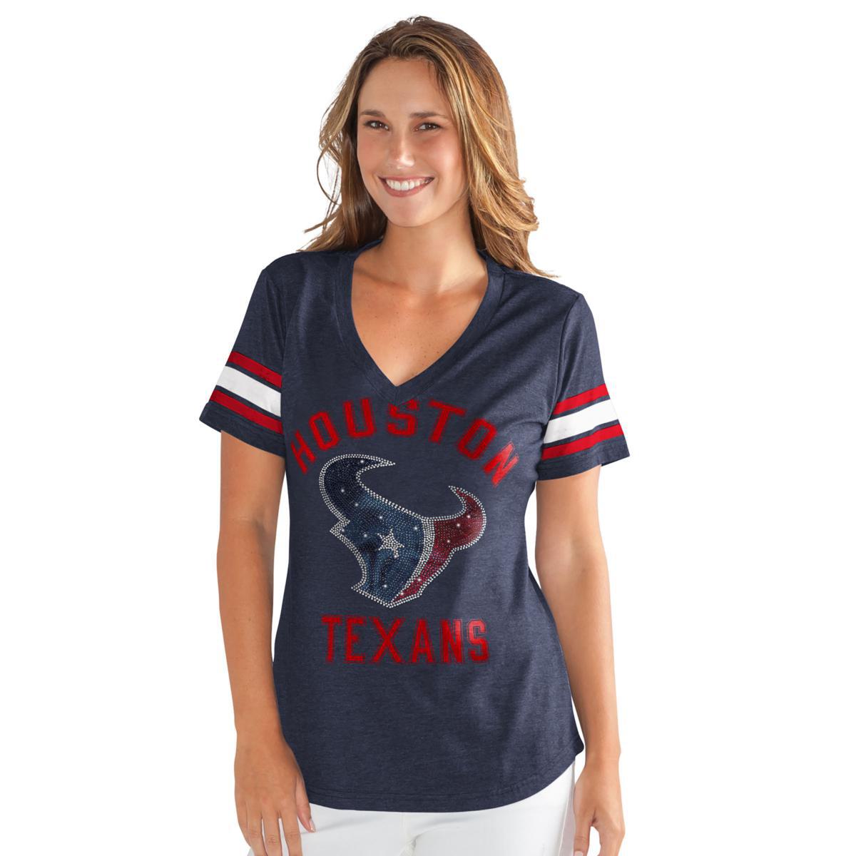 Officially Licensed NFL for Her Wildcard Short-Sleeve Tee by Glll 612956-J - Picture 35 of 77