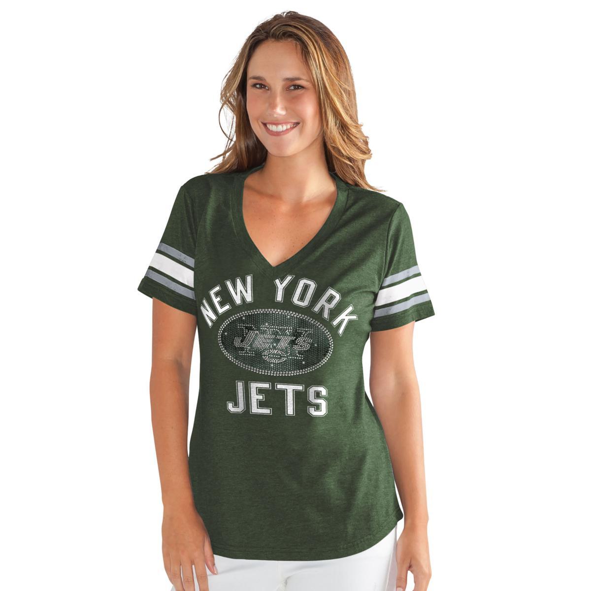Officially Licensed NFL for Her Wildcard Short-Sleeve Tee by Glll 612956-J - Picture 39 of 77