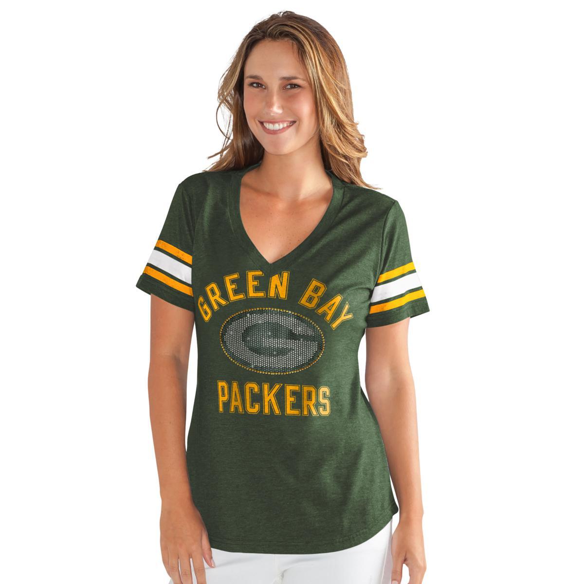 Officially Licensed NFL for Her Wildcard Short-Sleeve Tee by Glll 612956-J - Picture 48 of 77