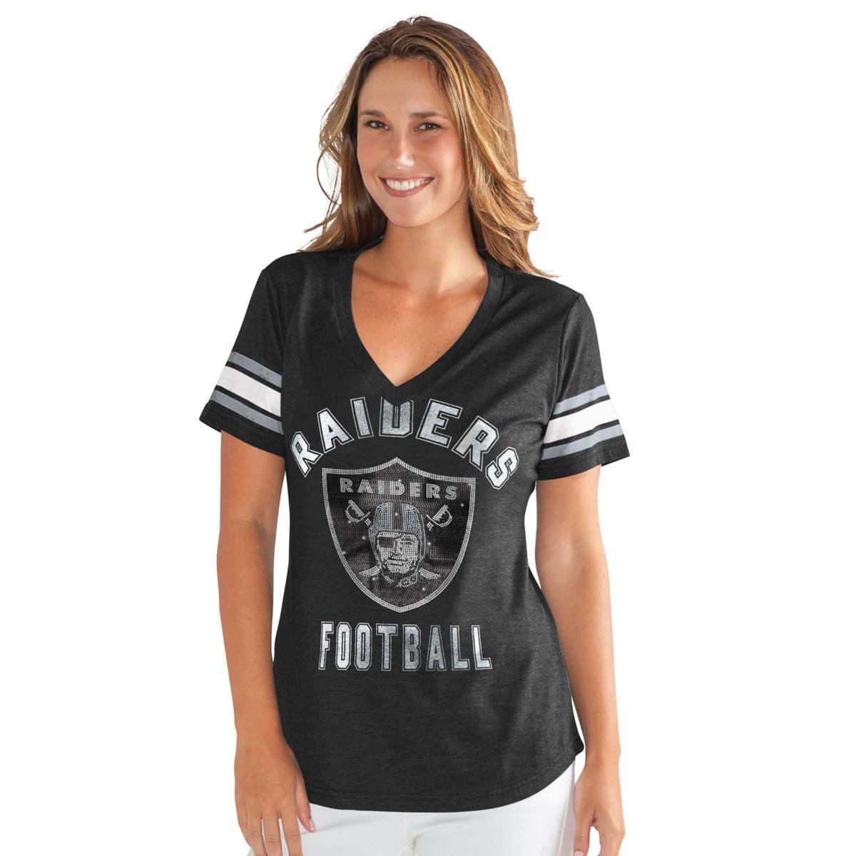Officially Licensed NFL for Her Wildcard Short-Sleeve Tee by Glll 612956-J - Picture 55 of 77