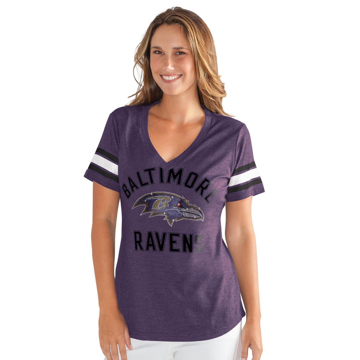 Officially Licensed NFL for Her Wildcard Short-Sleeve Tee by Glll 612956-J - Picture 60 of 77