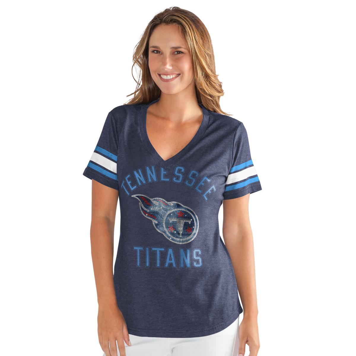 Officially Licensed NFL for Her Wildcard Short-Sleeve Tee by Glll 612956-J - Picture 71 of 77