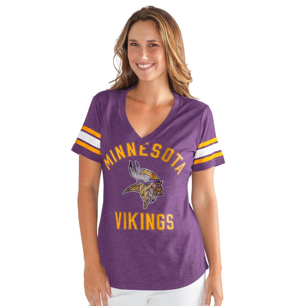 Officially Licensed NFL for Her Wildcard Short-Sleeve Tee by Glll 612956-J - Picture 76 of 77