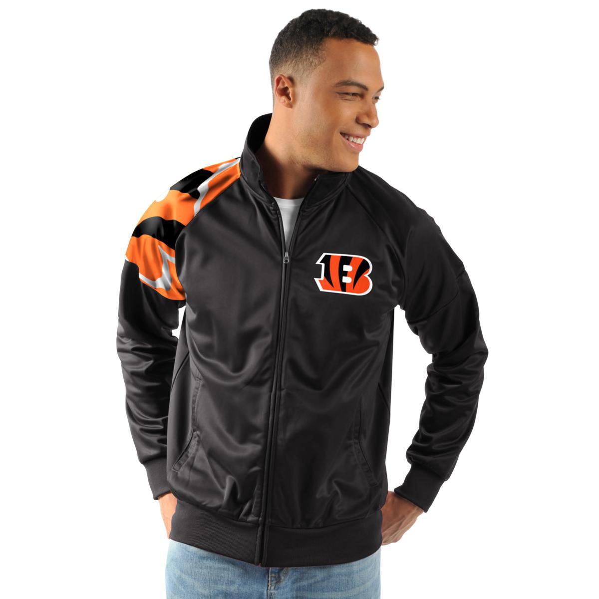 Chaqueta de pista con cremallera completa con licencia oficial NFL Interception de Glll 612569-J - Imagen 12 de 36