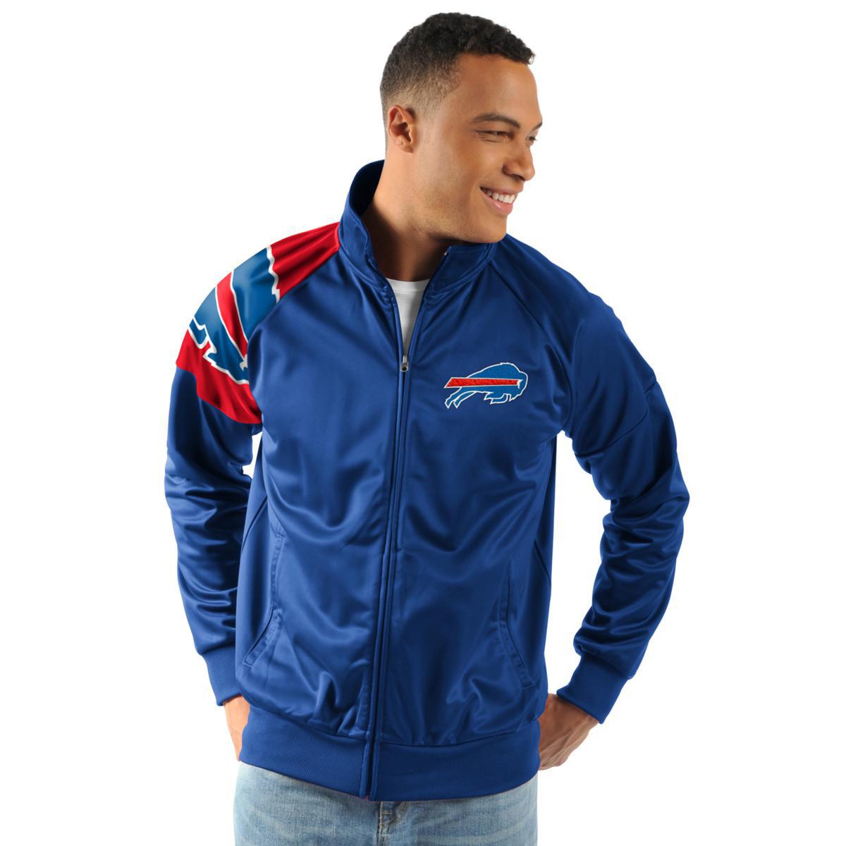Chaqueta de pista con cremallera completa con licencia oficial NFL Interception de Glll 612569-J - Imagen 13 de 36