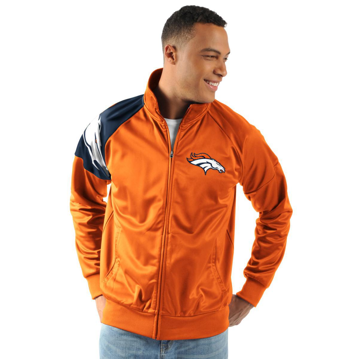 Chaqueta de pista con cremallera completa con licencia oficial NFL Interception de Glll 612569-J - Imagen 17 de 36