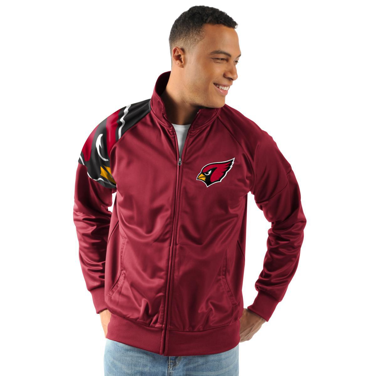 Chaqueta de pista con cremallera completa con licencia oficial NFL Interception de Glll 612569-J - Imagen 24 de 36