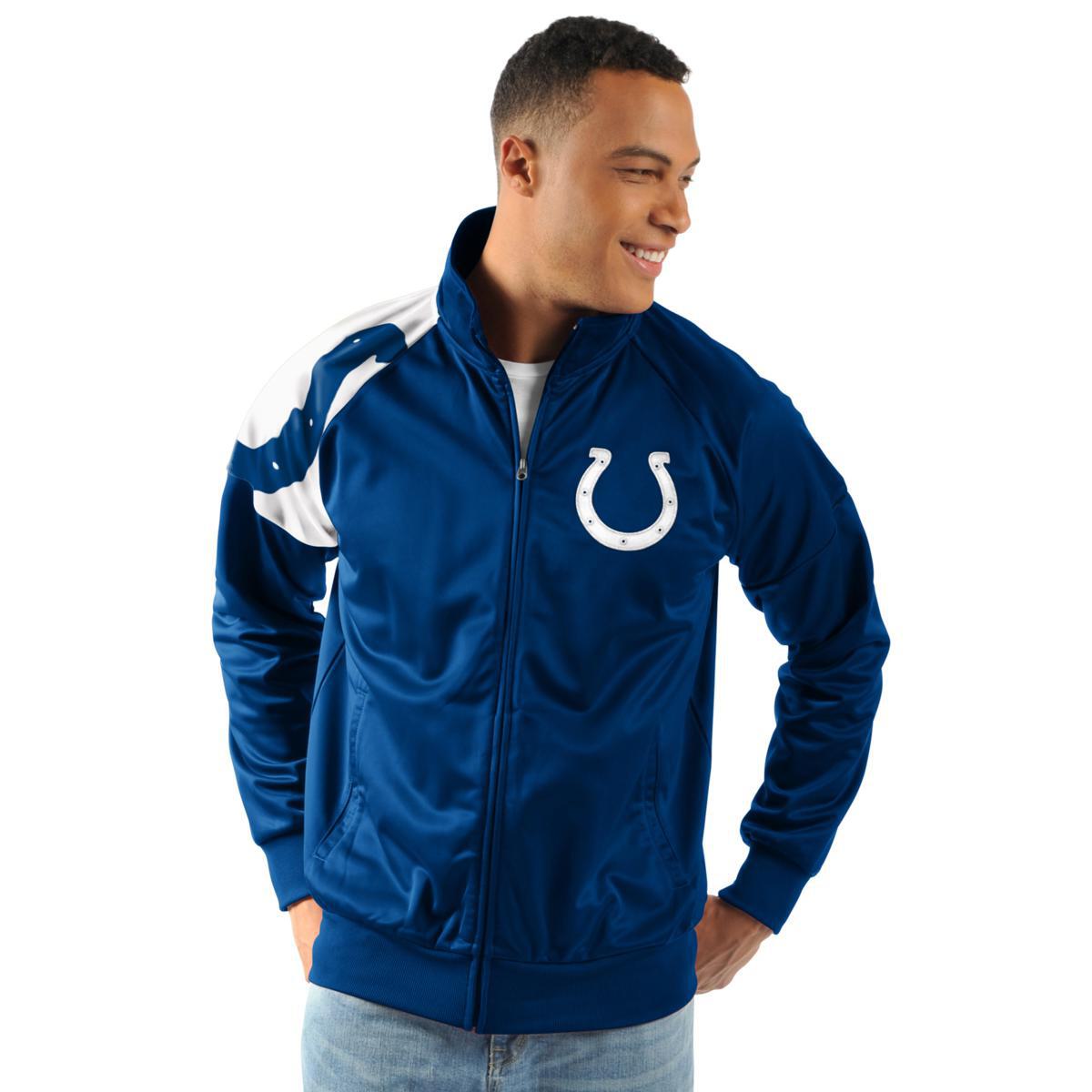 Chaqueta de pista con cremallera completa con licencia oficial NFL Interception de Glll 612569-J - Imagen 29 de 36