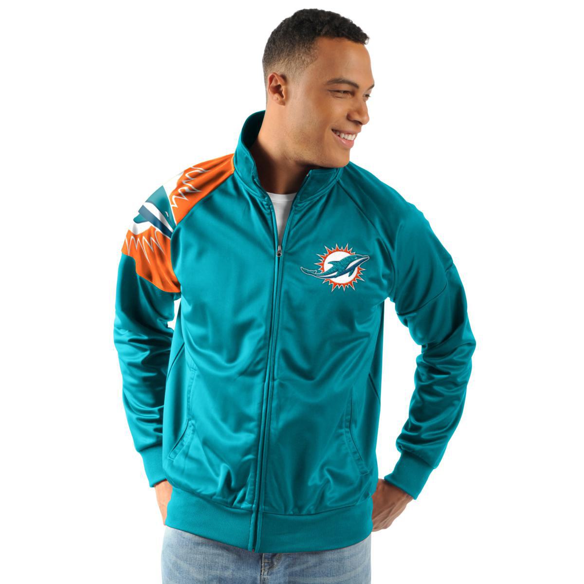Chaqueta de pista con cremallera completa con licencia oficial NFL Interception de Glll 612569-J - Imagen 32 de 36