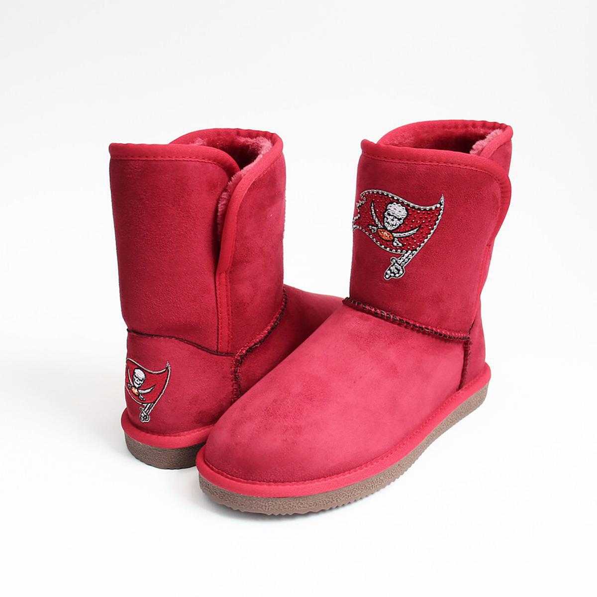 Officially Licensed NFL Team Color Boot with Crystal Logo by Cuce 616936-J - Picture 19 of 51