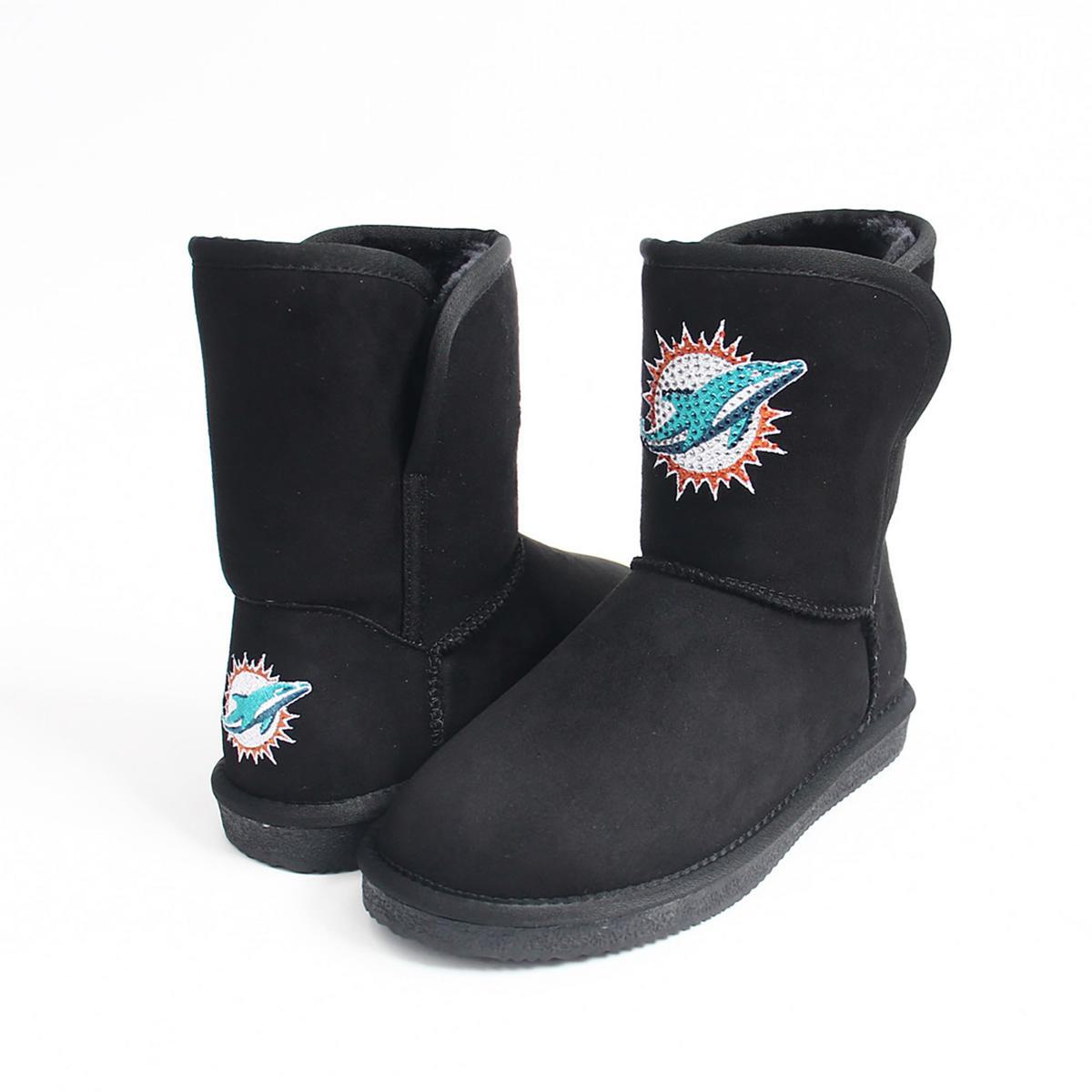 Officially Licensed NFL Team Color Boot with Crystal Logo by Cuce 616936-J - Picture 25 of 51