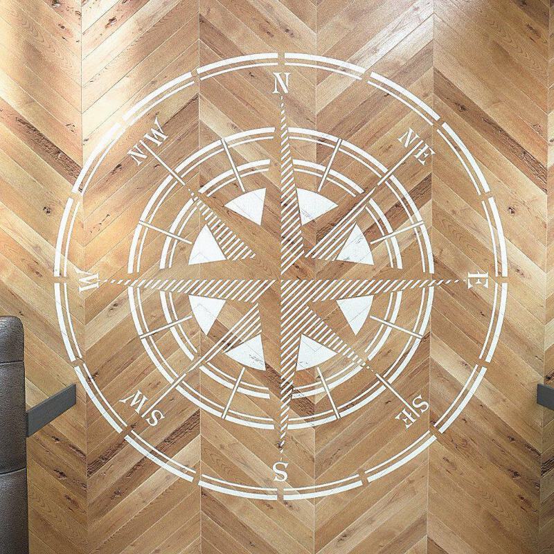 Rose Of Wind Stencil Compass Stencil Circular Stencil Large