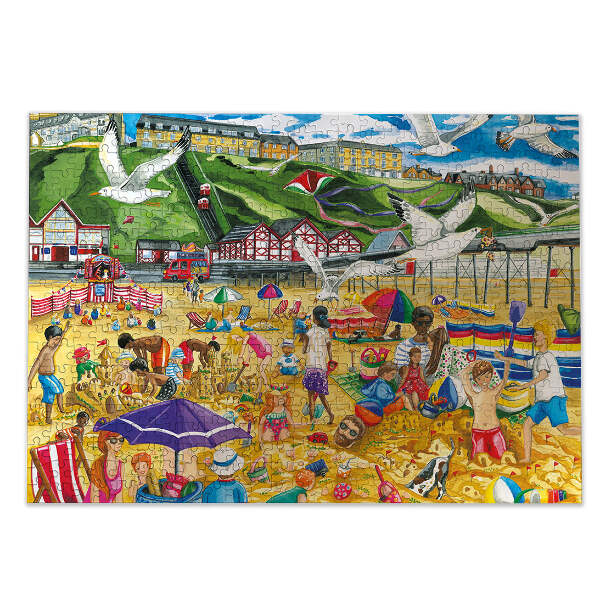Gibsons Saltburn-by-the-Sea 500 Piece Jigsaw Puzzle Summer Beach