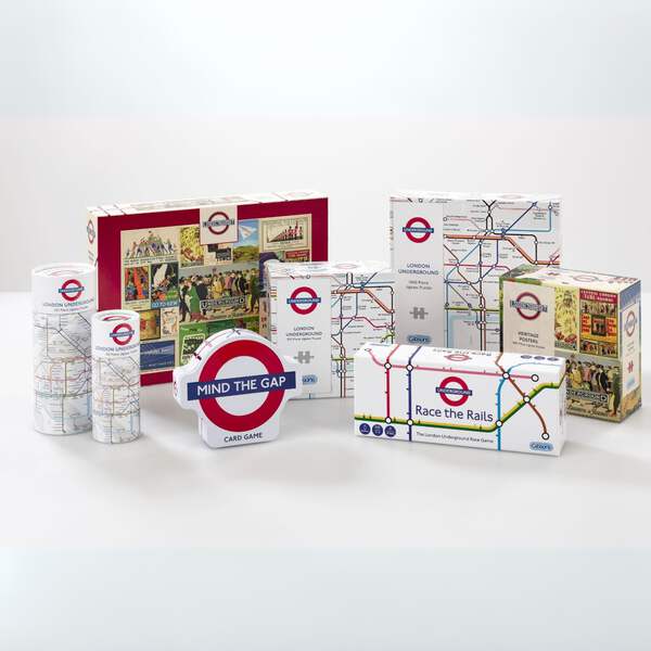 Gibsons TFL London Underground Map 1000 Piece Jigsaw Puzzle for