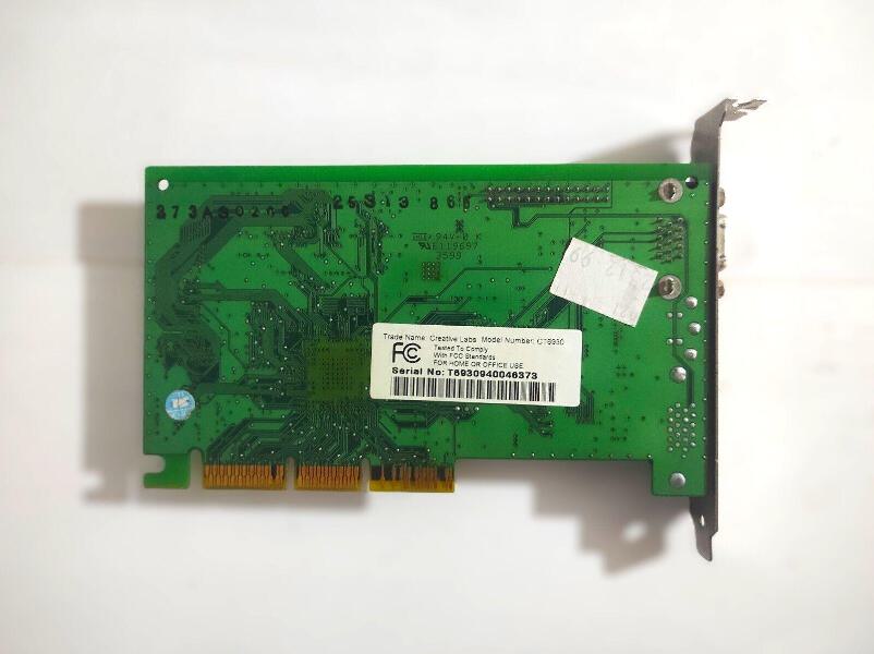 Creative CT6930 Nvidia RIVA TNT2 M64 AGP 16MB VGA Retro Graphics