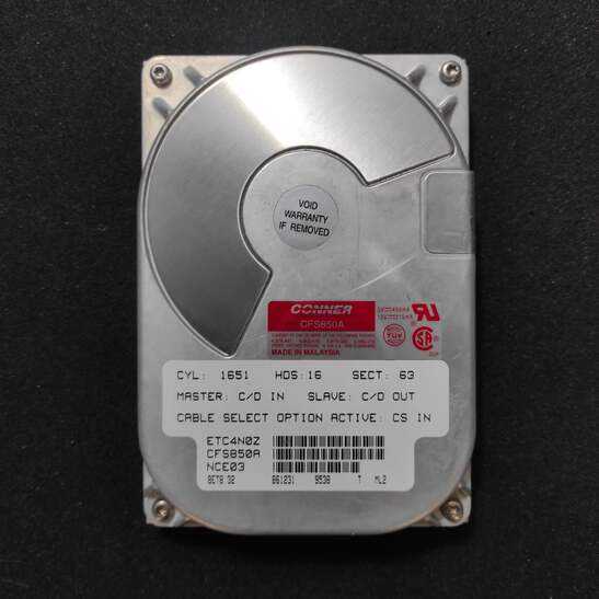 Conner CFS850A 850MB 3600RPM IDE 3.5