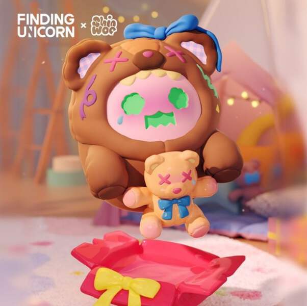 GFRIEND シンビ　クッション F.UN Shinwoo Ragbear Clinic Plush SeriesConfirmed BlindBox