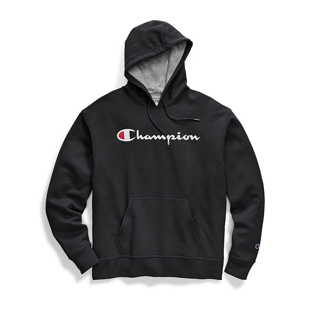 champion hoodie script logo