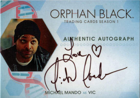 Orphan Black Season Autograph Card MM Michael Mando as Vic