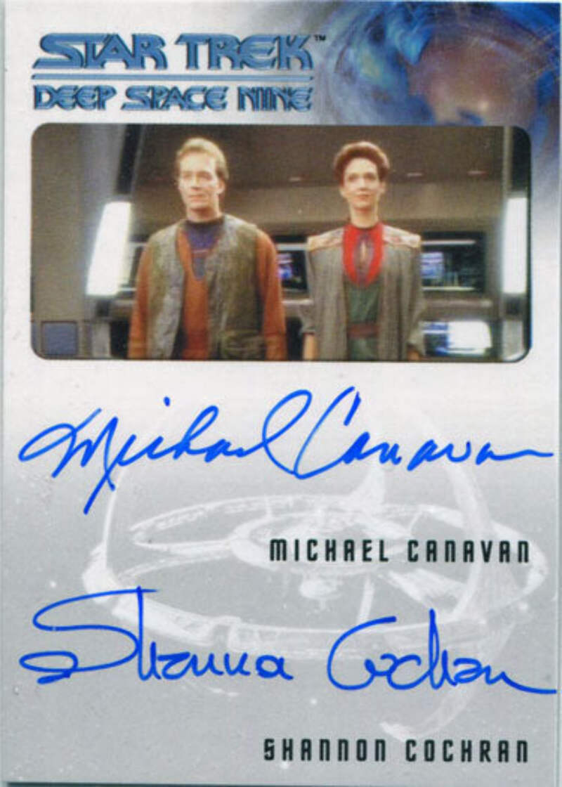 Star Trek DS9 Heroes Villains Autograph Card Michael Canavan