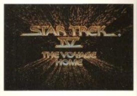 Star Trek IV The Voyage Home Complete 60 Card Set | eBay