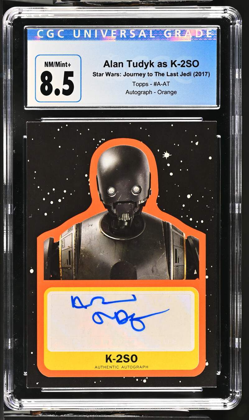 Star Wars Journey to Last Jedi Autograph Card A-AT Orange Alan