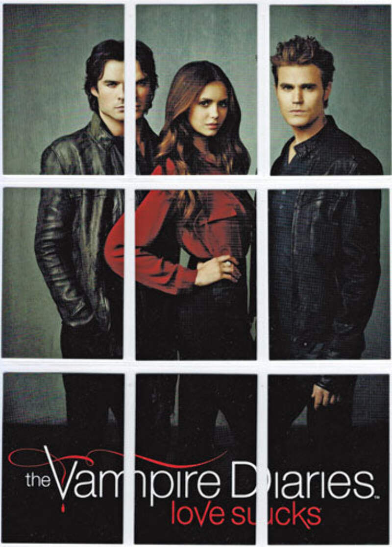 House of Vampire タレントカード 4枚セット Vampire Diaries Season 4 Trio Puzzle Complete 9 Card Chase Set H1
