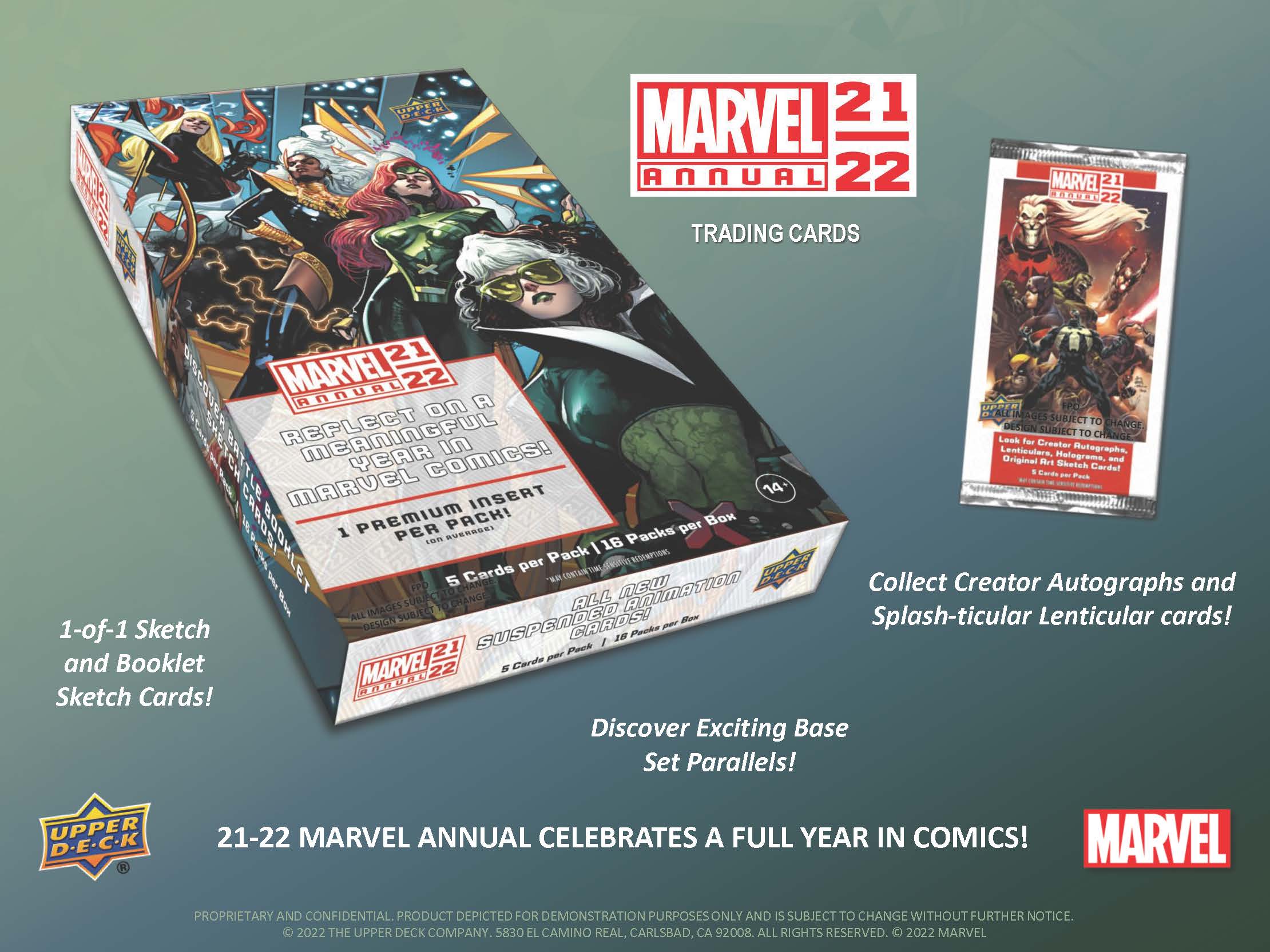 Upper Deck Marvel Annual 2021-22 Hobby Box 53334981798| eBay