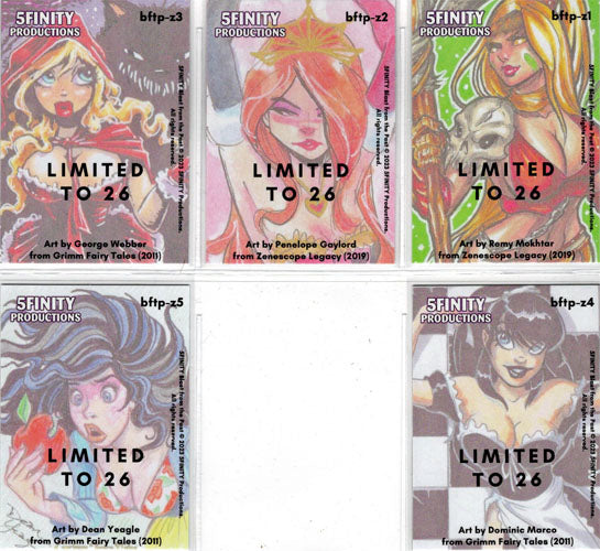 2023 5finity Blast From The Past 5-Card Promo Set BFTP-Z1 - BFTP