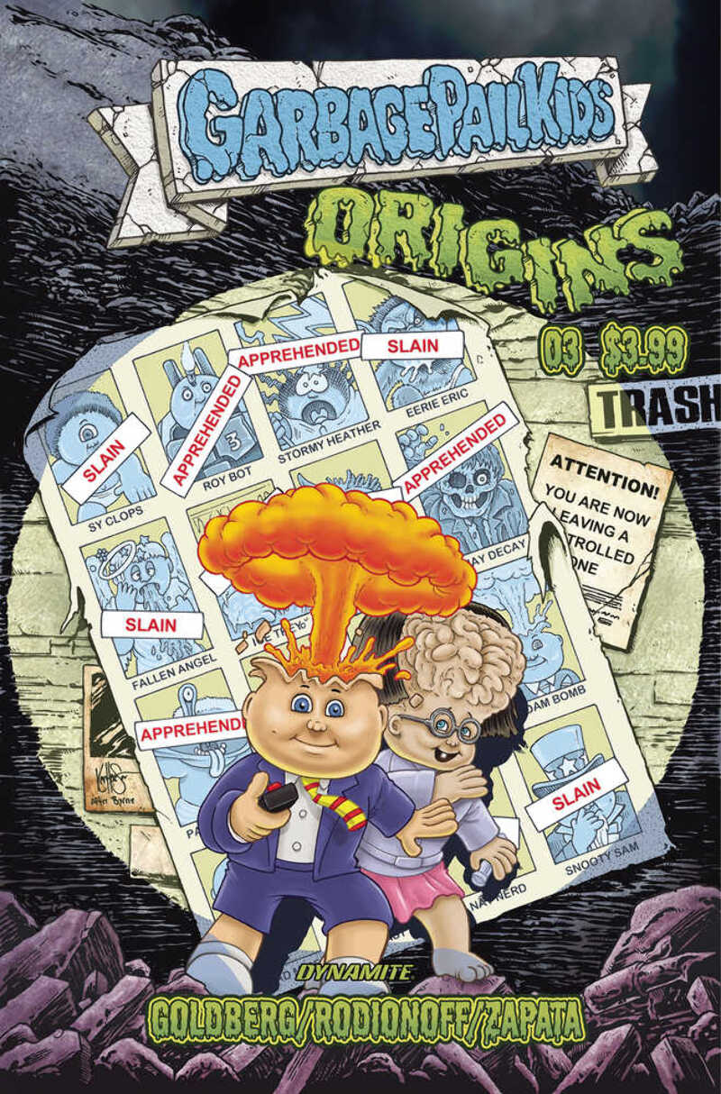 Garbage Pail Kids Origins #3 Cover J Foc Haeser Original | eBay