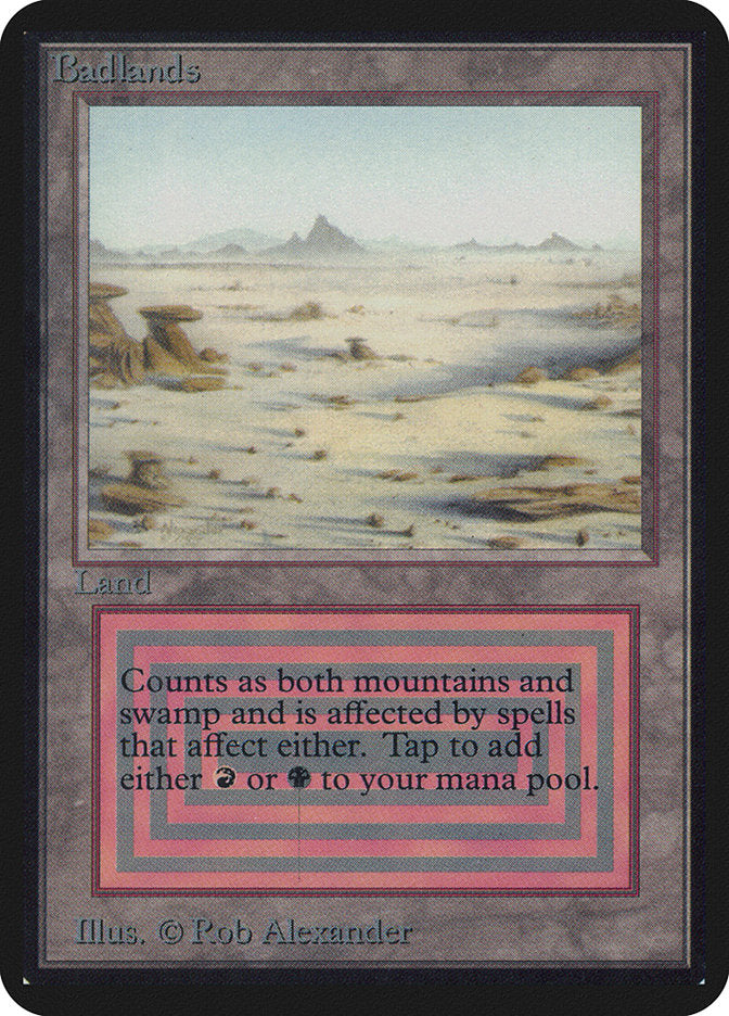 Magic: The Gathering MTG Badlands [Alpha Edition] Graded CGC 9.5
