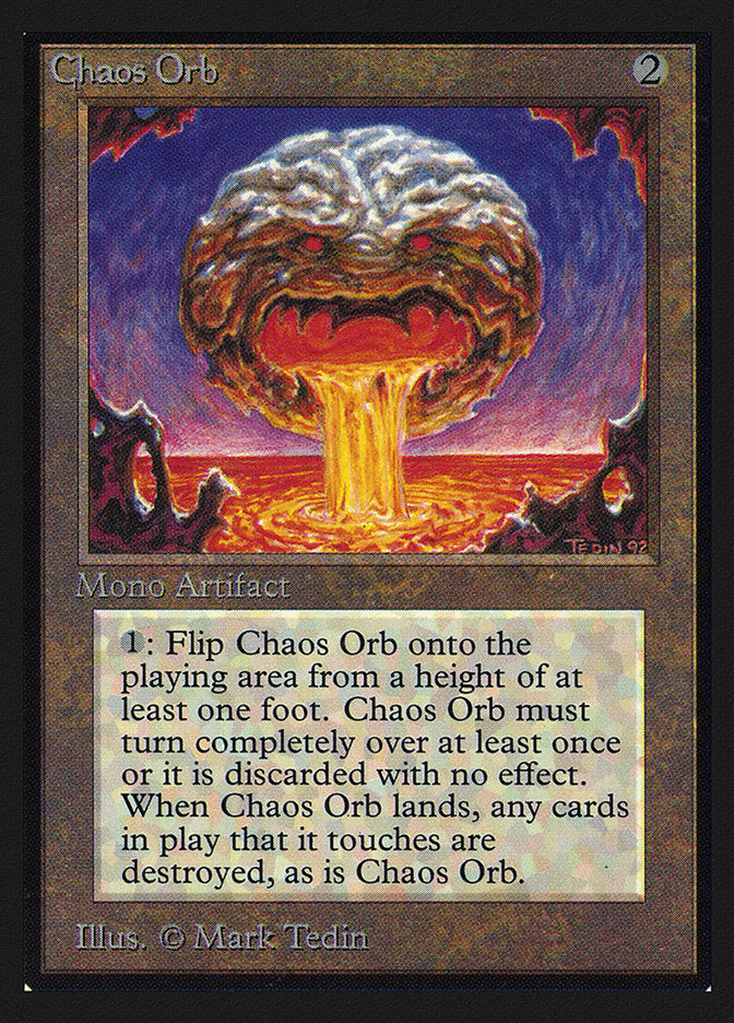 MTG Chaos Orb サインド Magic: The Gathering MTG Chaos Orb [Collectors' Edition] Graded
