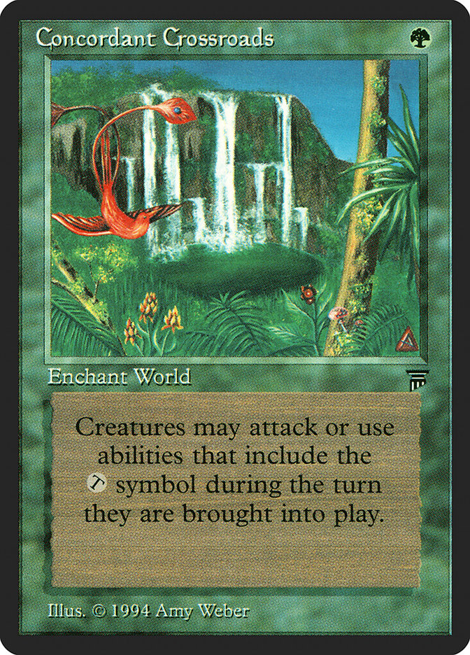 Magic: The Gathering MTG Concordant Crossroads [Legends] Graded