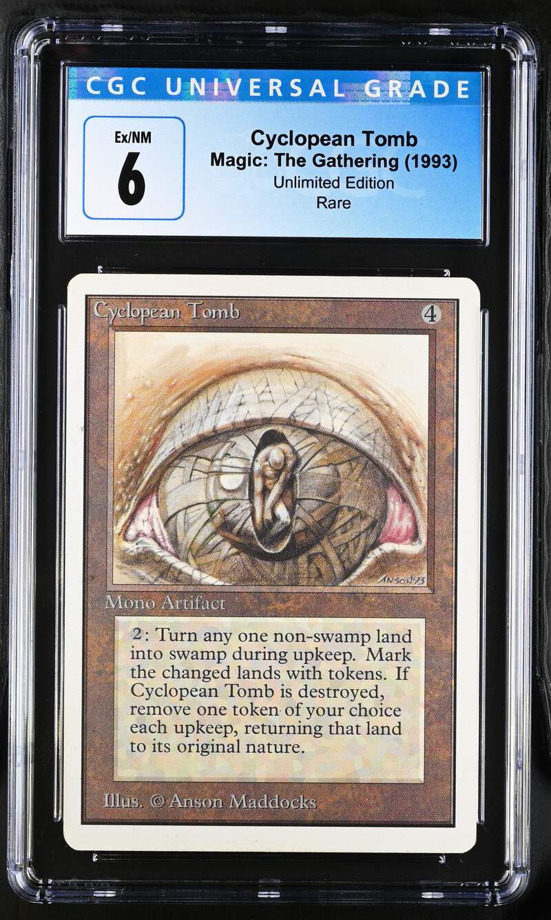Magic: The Gathering MTG Cyclopean Tomb [Unlimited Edition] Graded