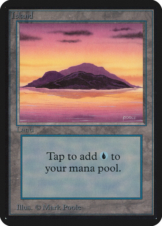 MTG 島  LEA NM- Magic: the Gathering MTG Island (288) [Alpha Edition] Graded