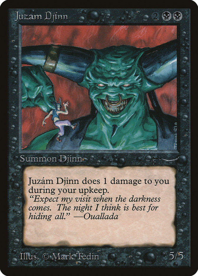 Magic: the Gathering MTG Juzam Djinn [Arabian Nights] Graded