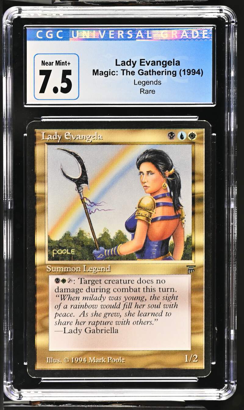 Magic: the Gathering MTG Lady Evangela [Legends] Graded CGC 7.5
