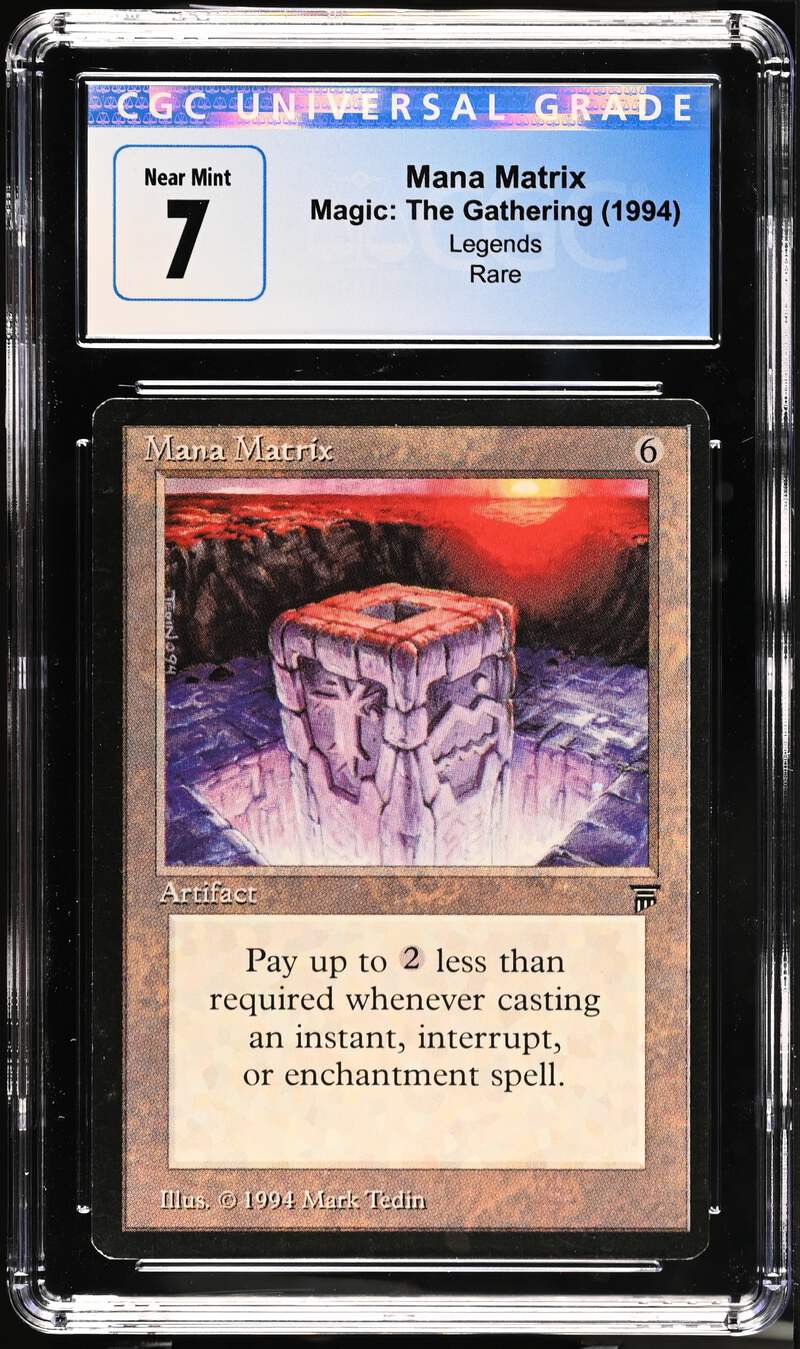 Magic: The Gathering MTG Mana Matrix [Legends] Graded CGC 7 Near