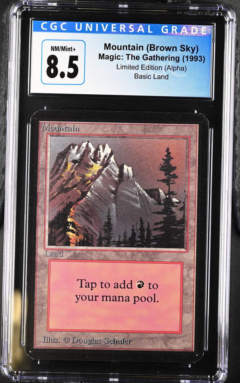 Magic: The Gathering MTG Mountain (292) [Alpha Edition