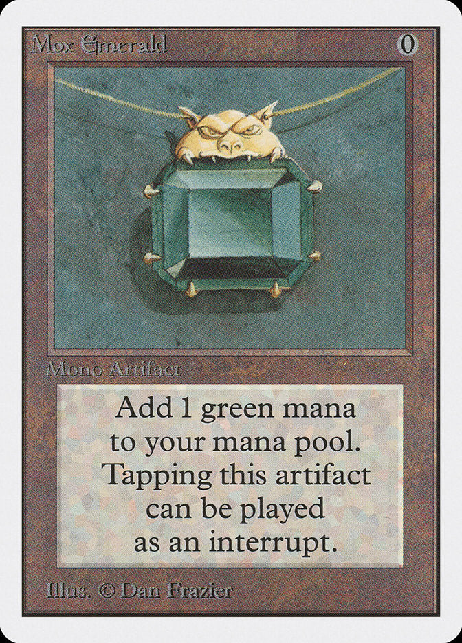 MTG  Mox Emerald サイン入り MTG Mox Emerald サイン入り - メルカリ