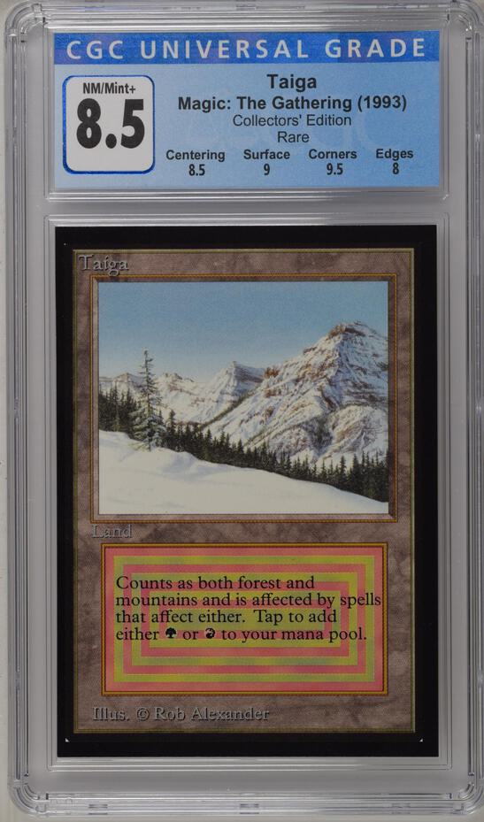 適当な価格 Taiga MTG Gathering the Magic: [Collectors' Graded Edition] 土地