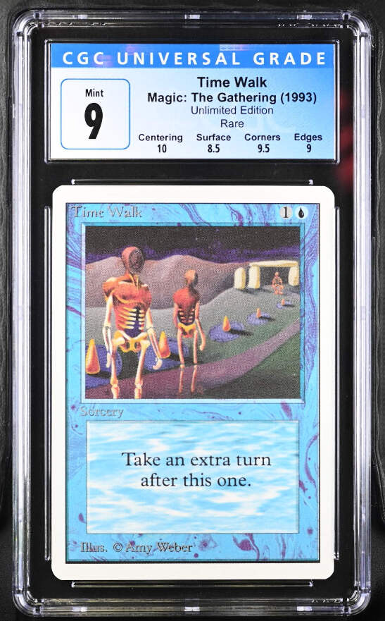 Magic: the Gathering MTG Time Walk [Unlimited Edition] Graded CGC