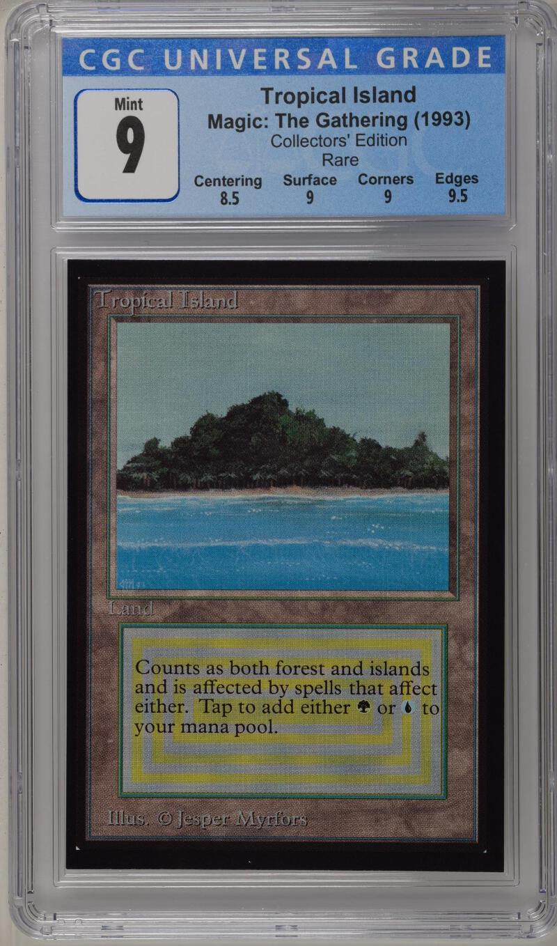 mtg　Tropical  Magic: the Gathering MTG Tropical Island [Collectors' Edition