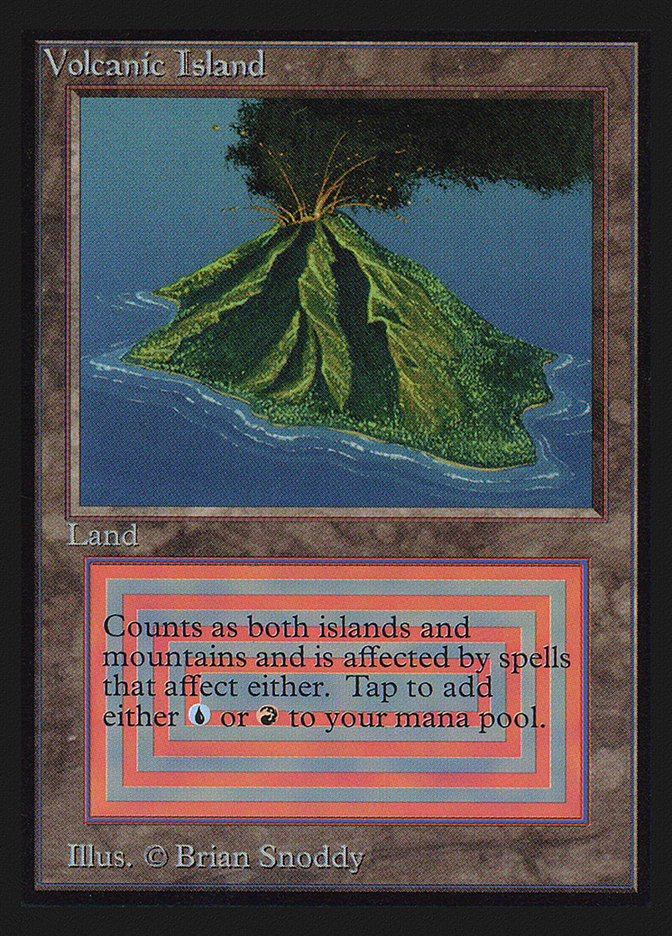 Magic: The Gathering MTG Volcanic Island [Collectors' Edition