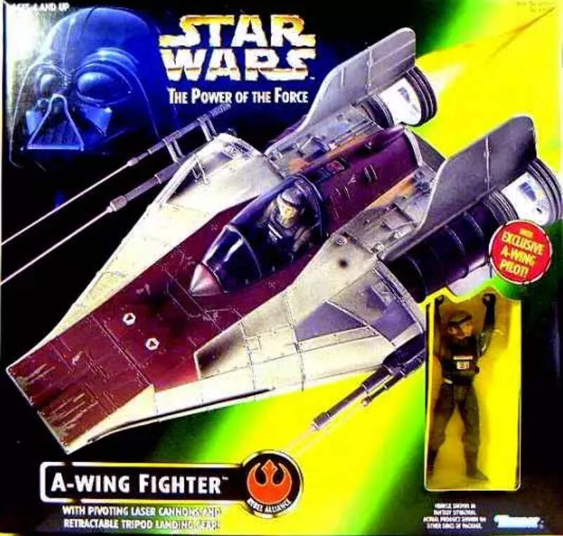 1997 Kenner Star Wars Power of the Force A-Wing Fighter