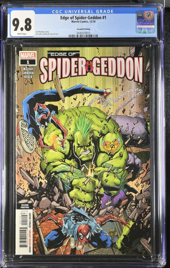 SPIDER-GEDDON #0 PS5版コミックデビュー作 アメコミリーフ Spider-Geddon – Atomic Books