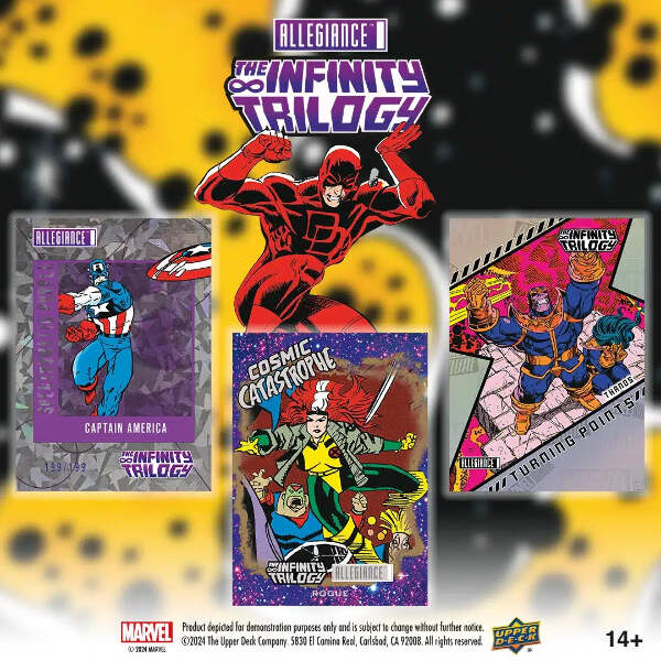 2023 Upper Deck Marvel Allegiance The Infinity Trilogy Hobby Box