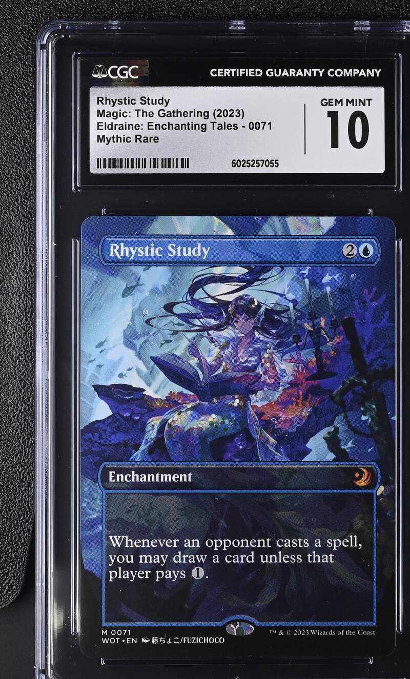 マジック：ザ・ギャザリング - MAGIC the gathering Enchantment RHYSTIC Rhystic Study · Wilds of Eldraine: Enchanting Tales (WOT