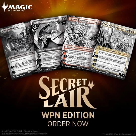 マジック：ザ・ギャザリング more borderless planeswalkers x 2 Secret Lair: Drop Series - More Borderless Planeswalkers (WPN